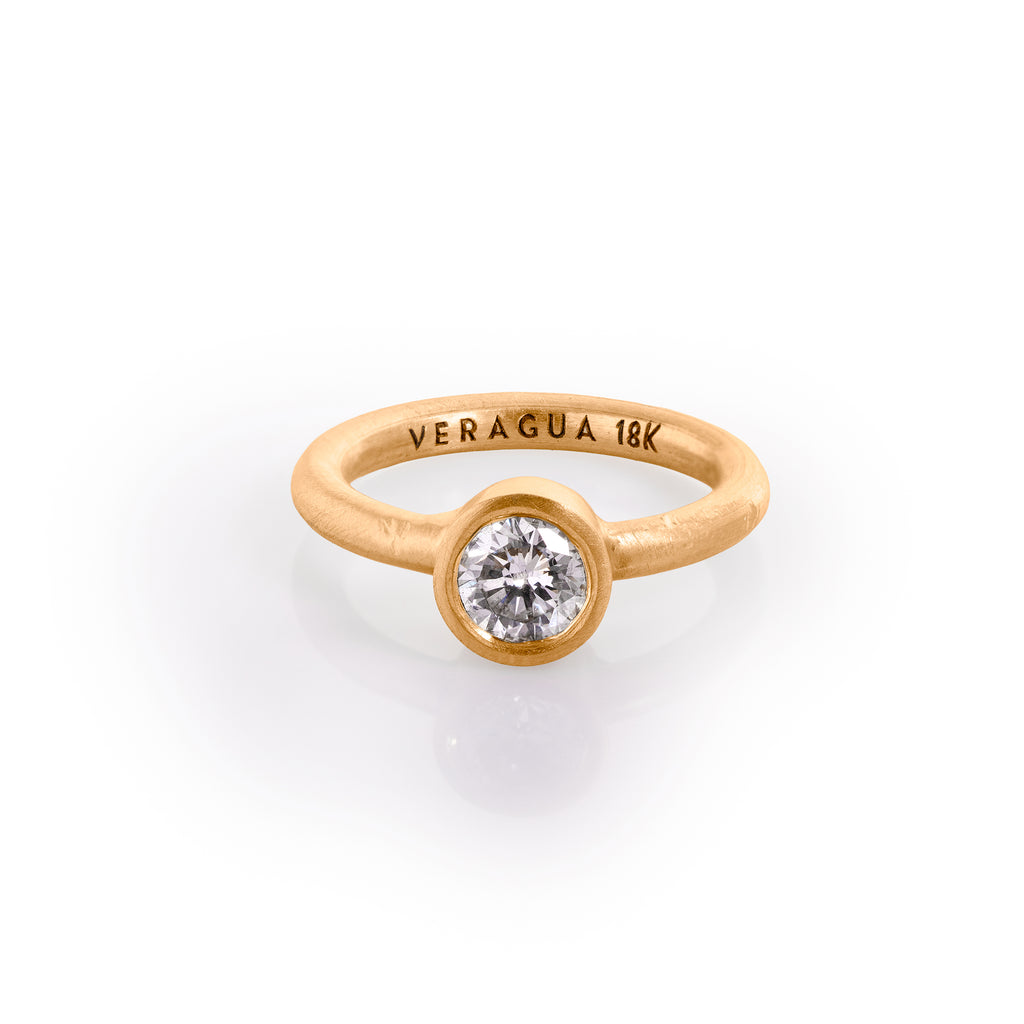 The Solitaire Ring 18K Solid Gold