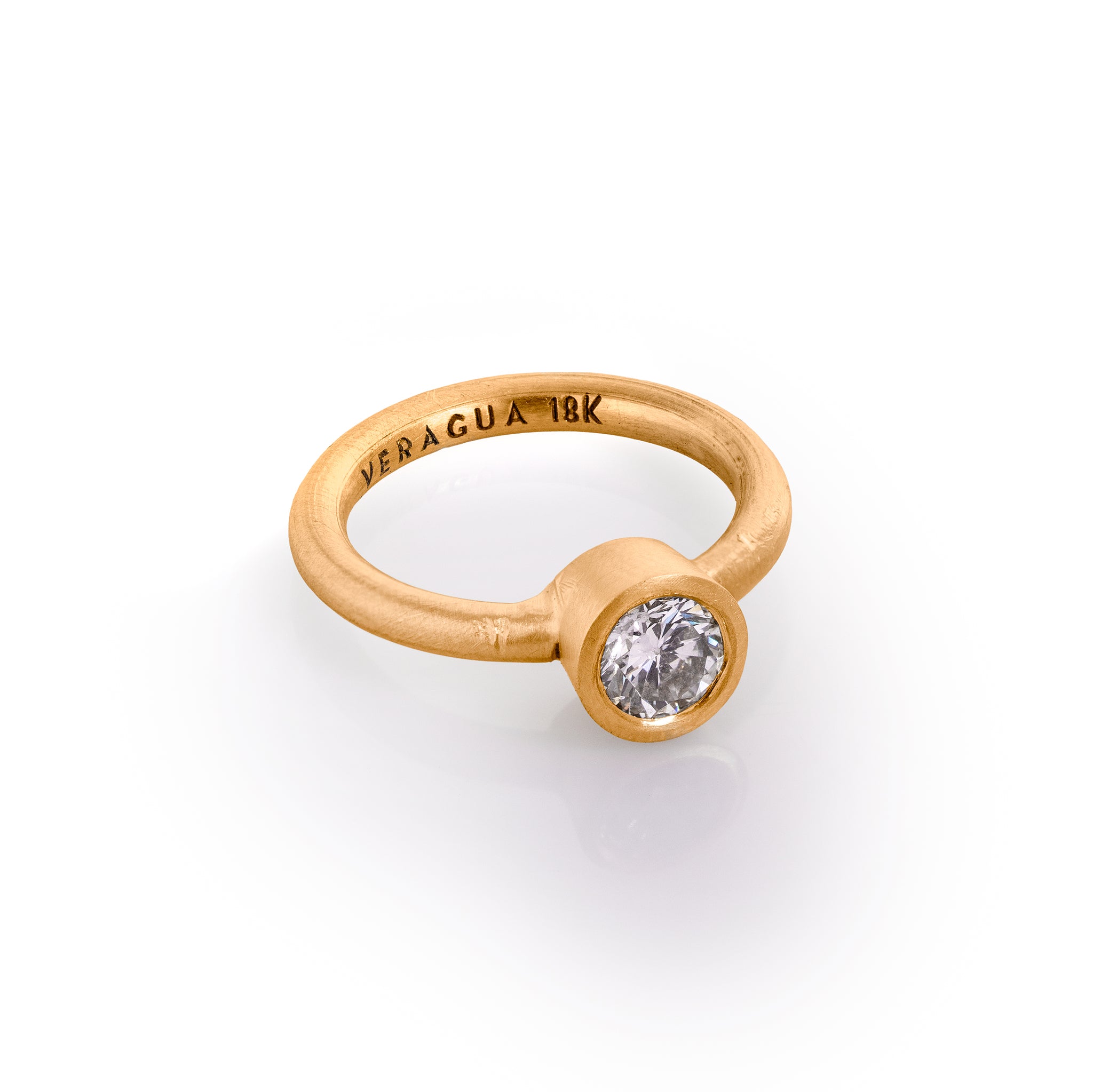 The Solitaire Ring 18K Solid Gold