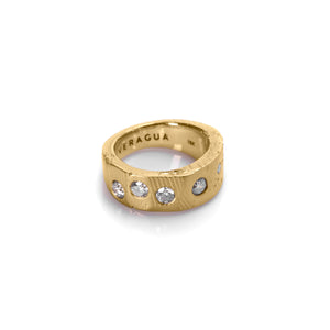 One of a kind (OAK.1) [18K-solid-gold & six Diamonds]