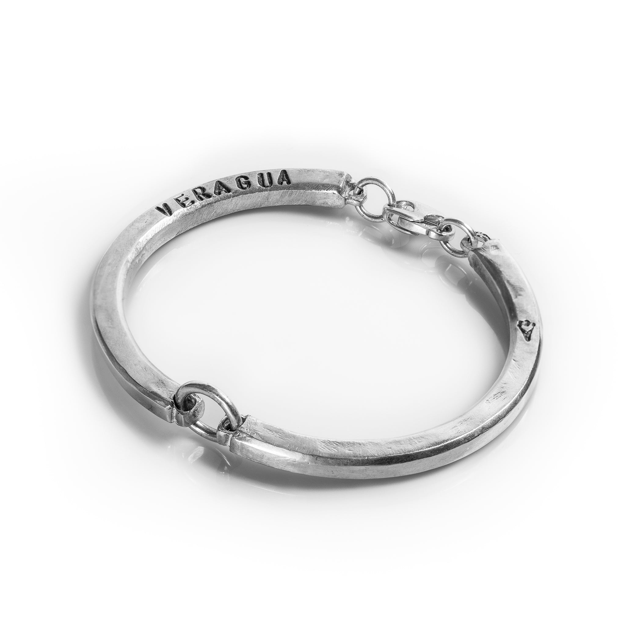 Aldaba Doble All-Silver Bracelet