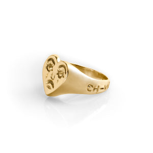 Crying Heart 18k Solid Gold